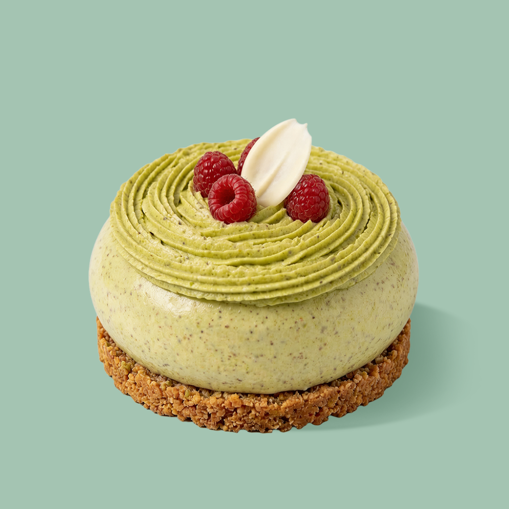 Raspberry Pistachio Cake