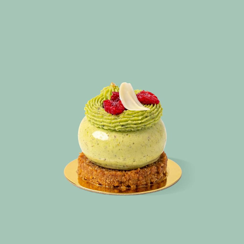 [Wholesale] Raspberry Pistachio cake (Mini Cake)