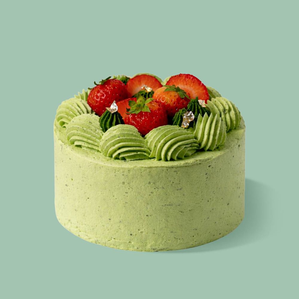 Strawberry Matcha Cake